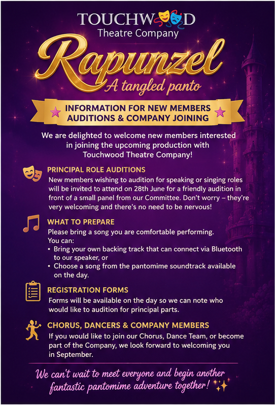 Rapunzel audition scripts and workshop details